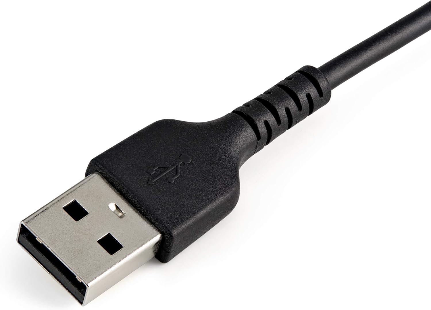 imageStarTechcom 3 Foot 1m Durable Black USBA to Lightning Cable  Heavy Duty Rugged Aramid Fiber USB Type A to Lightning ChargerSync Power Cord  Apple MFi Certified iPadiPhone 12 RUSBLTMM1MBBlack