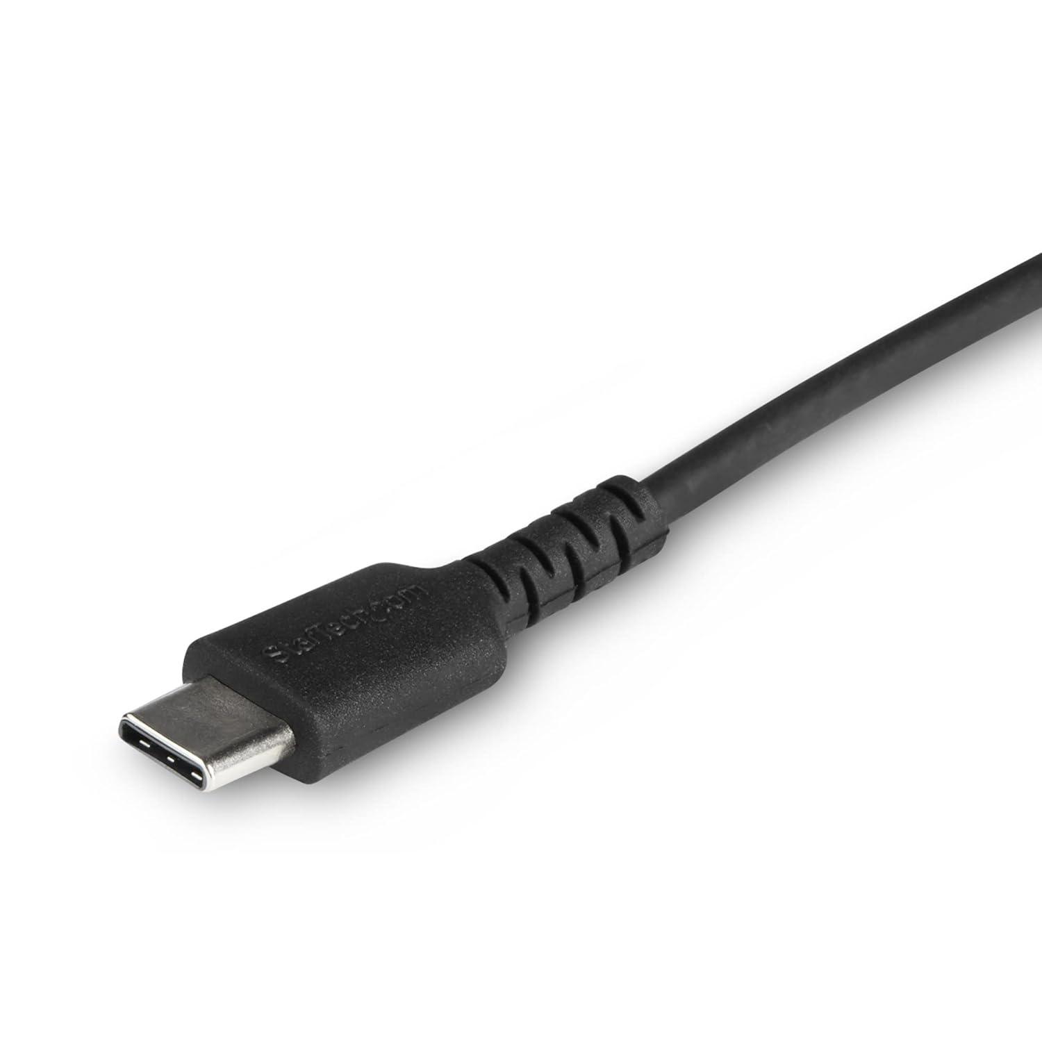 imageStarTechcom 6ft 2m Durable USBC to Lightning Cable  RightAngled Heavy Duty USB TypeC to Lightning ChargingSync Cord  Apple MFi Certified  Rugged iPhone Lightning Cable RUSB2CLTMM2MRBlack