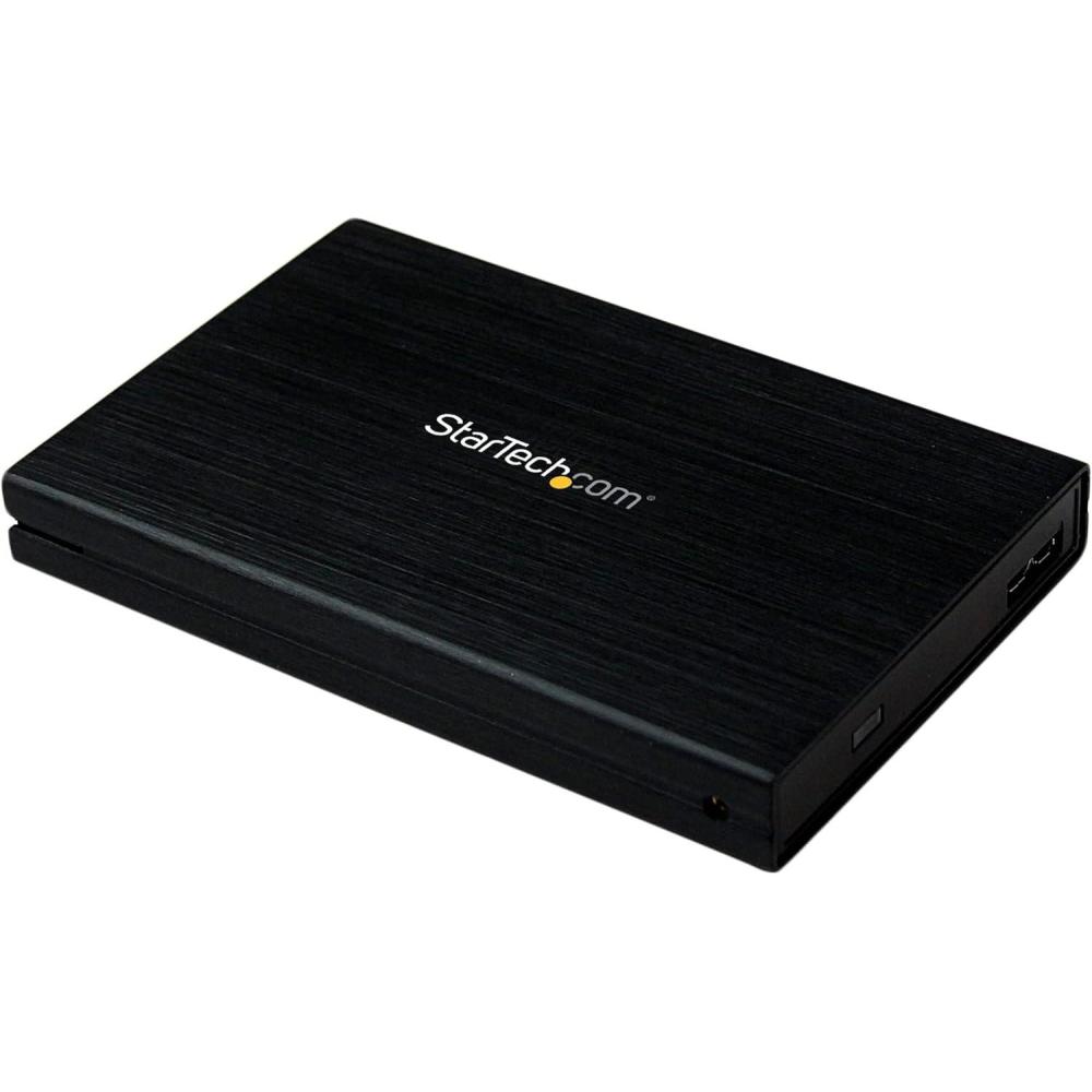 imageStarTechcom 25quot Hard Drive Enclosure  Supports UASP  SATA 6Gbps  USB 30 External Hard Drive Enclosure  SSDHDD Enclosure S2510BMU33BlackUSB 30