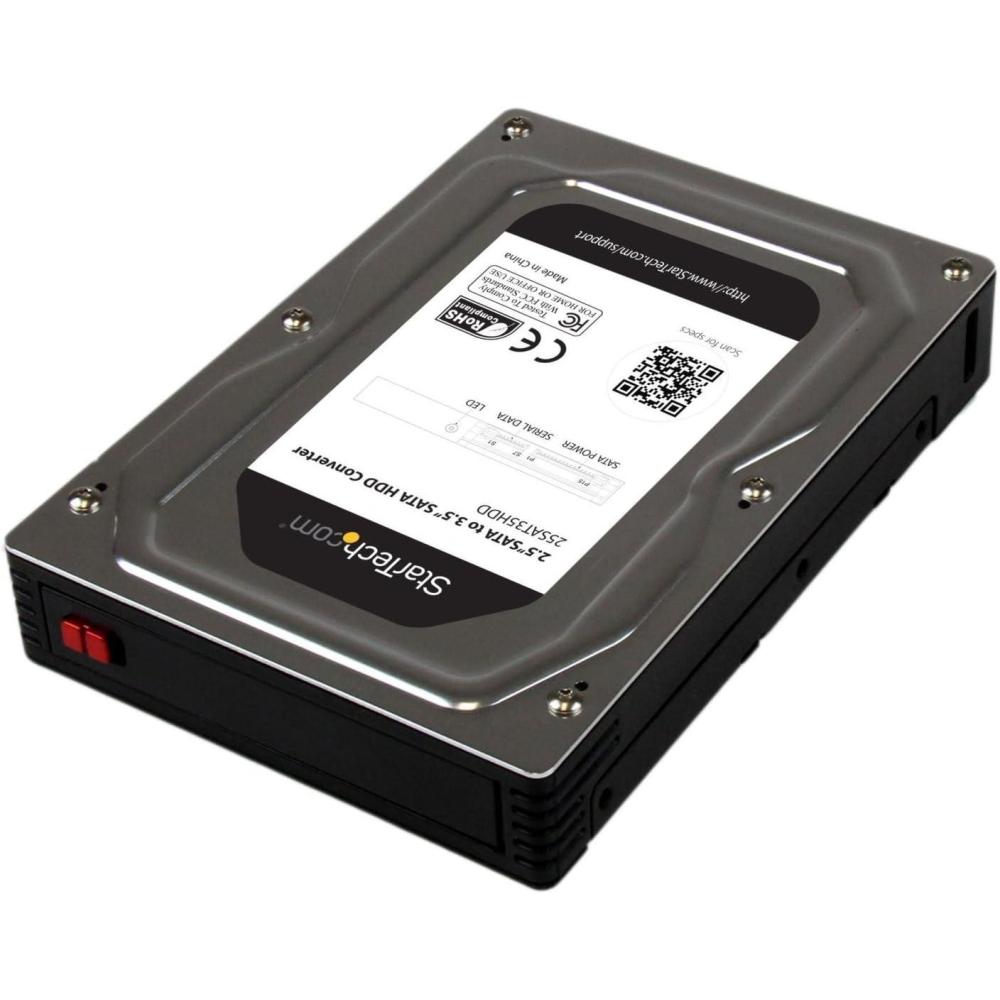 imageStarTechcom 25quot to 35quot SATA HDDSSD Adapter Enclosure  External Hard Drive Converter with HDDSSD Height up to 125mm 25SAT35HDD Gray25in SATA Drive