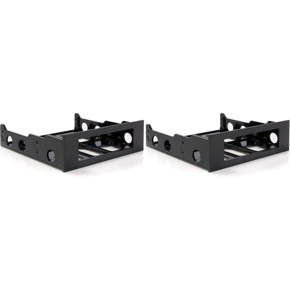imageStarTechcom 25quot to 35quot SATA Hard Drive Mounting Bracket Kit  Dual SATA SSDsHDDs Mounting Bracket for Mounting Bay  TAA BRACKET25X21 Count Pack of 2