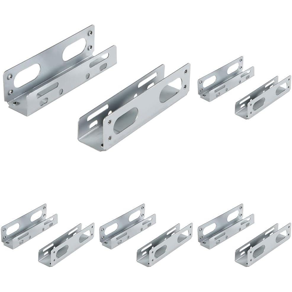 imageStarTechcom 25quot to 35quot SATA Hard Drive Mounting Bracket Kit  Dual SATA SSDsHDDs Mounting Bracket for Mounting Bay  TAA BRACKET25X21 x 525in Pack of 5