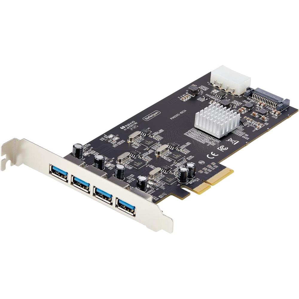 imageStarTechcom 4Port USB PCIe Card USB 32 5Gbps PCI Express Card with 4X Independent USB Controllers 4X USBA Ports