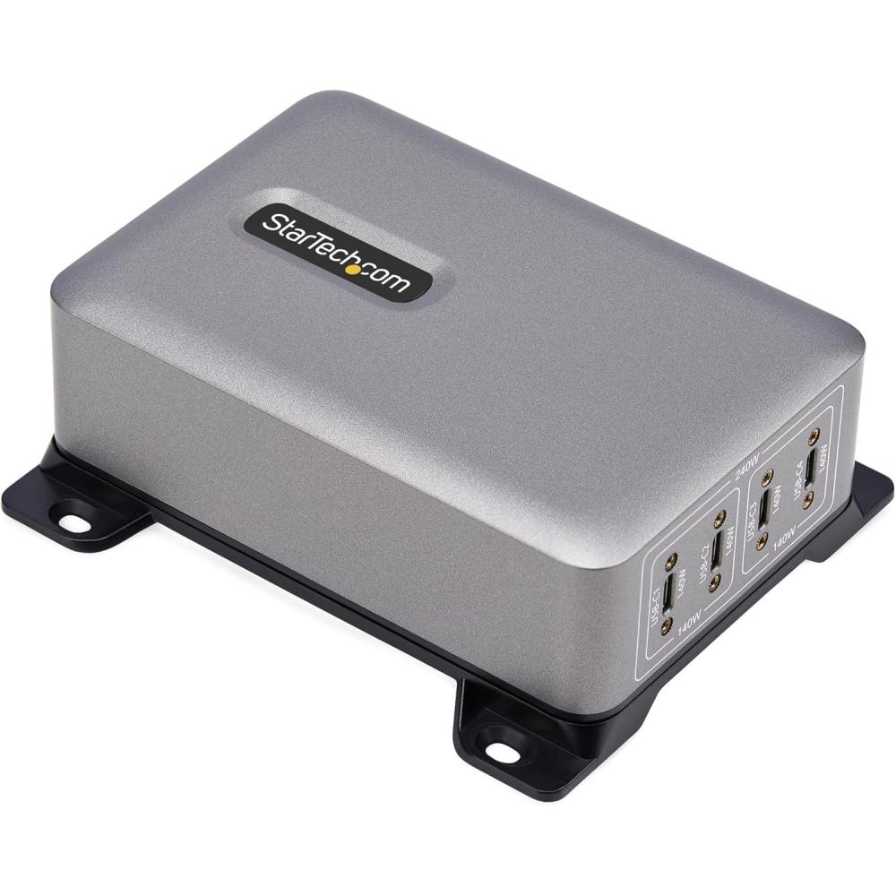 imageStarTechcom 4Port USBC Charging Station 240W GaN Charger Block for MacBook ProAir iPhone 1615Pro iPad Pro Dell XPS Pixel and MoreUSBC Charger