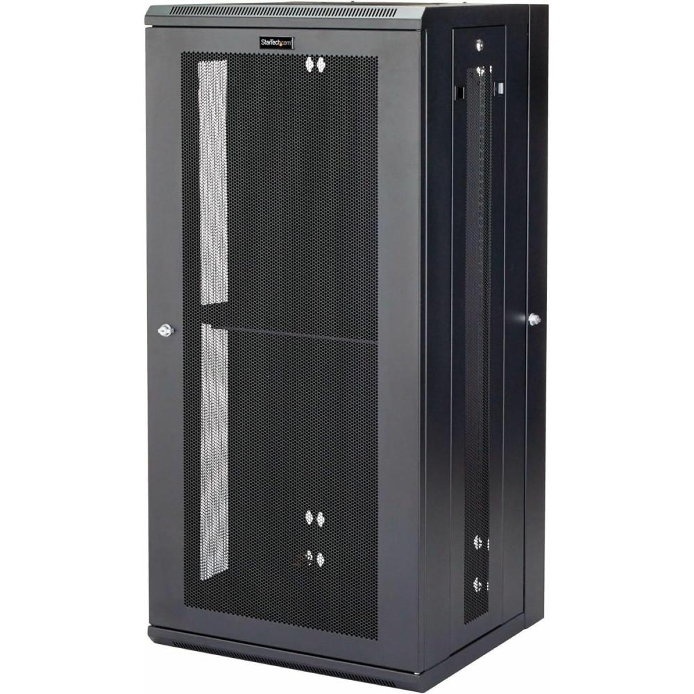 imageStarTechcom 4Post 12U Wall Mount Network Cabinet with 1U Shelf 19in WallMounted Server Rack Kit Up to 16in Mounting Depth Ships Fully Assembled26U