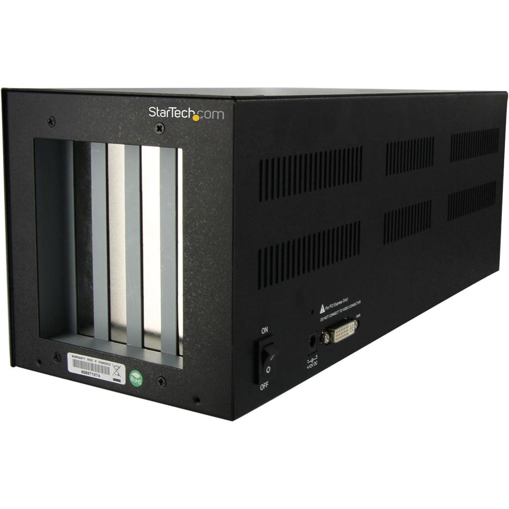 imageStarTechcom 4Slot PCIe Expansion Chassis wPCIe x2 Host Card PCIe 2010Gbps External PCIe Slots for DesktopsServers PCI Express Expansion BoxAdapter 4 PCIe x1 Slots TAA2 Slot PCI  2 Slot PCIe