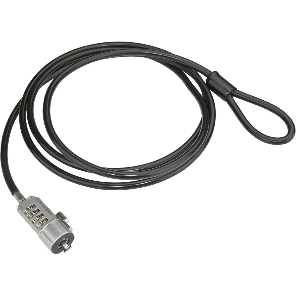 imageStarTechcom 6ft 18m SelfCoiling Laptop Cable Lock  Portable 3Digit Combination Security Cable Lock for KSlot LaptopComputerDesktopDevice  Coiled AntiTheft Steel Cable Lock TAA6 ft 18 m