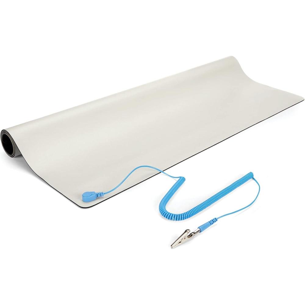 imageStarTechcom AntiStatic Mat  25 x 275 Electrical Grounding Desk Pad  For Home or Work  Beige TAA M3013275 x 25