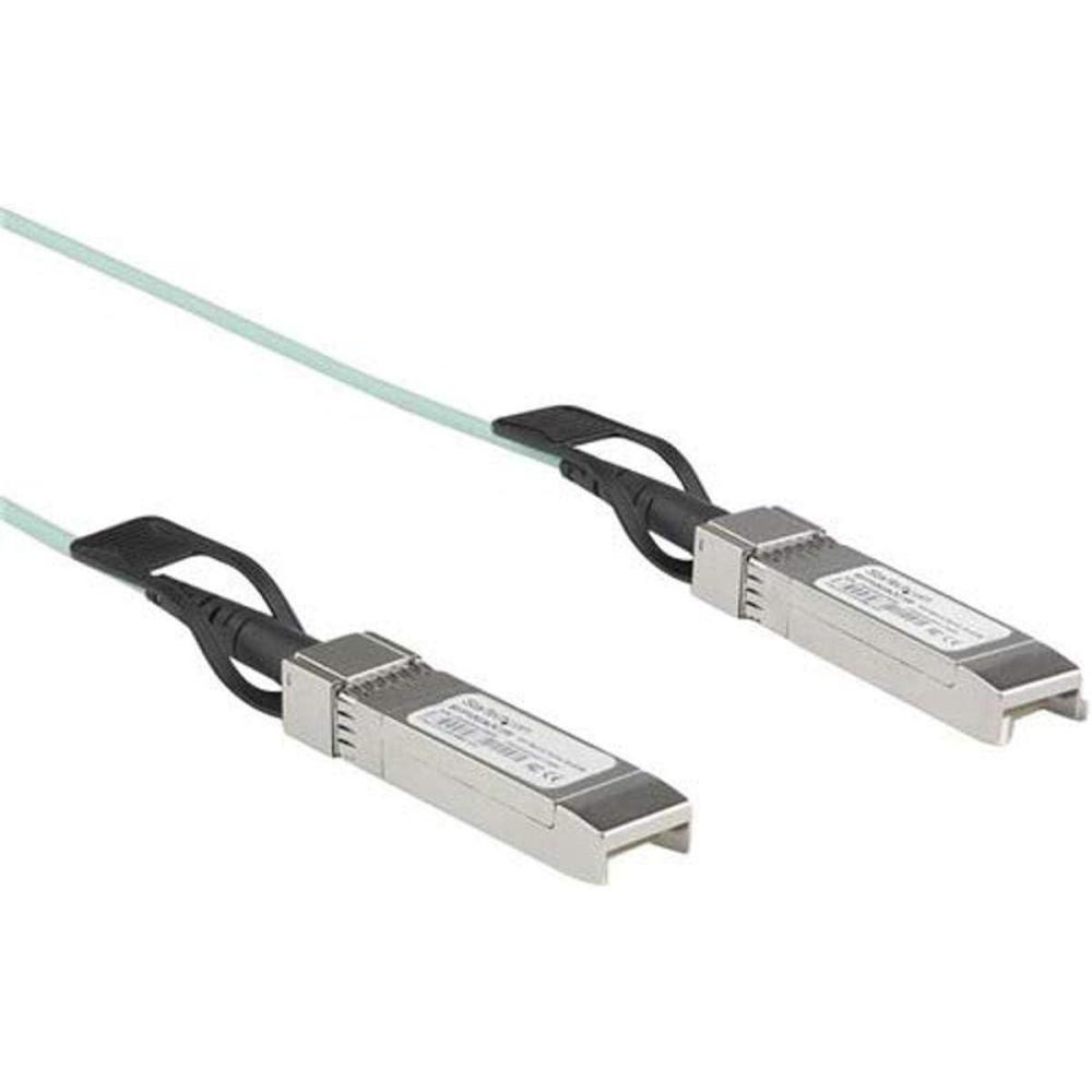imageStarTechcom Dell EMC AOCSFP10G5M Compatible 5m164ft 10G SFP to SFP AOC Cable  10GbE SFP Active Optical Fiber  10Gbps SFP PlusMini GBICTransceiver Module Cable AOCSFP10G5ME