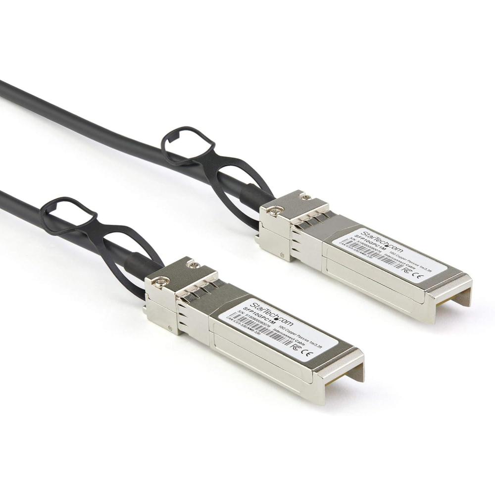 imageStarTechcom Dell EMC DACSFP10G1M Compatible 1m 10G SFP to SFP Direct Attach Cable Twinax  10GbE SFP Copper DAC 10 Gbps Low Power Passive Mini GBICTransceiver Module DAC DACSFP10G1M