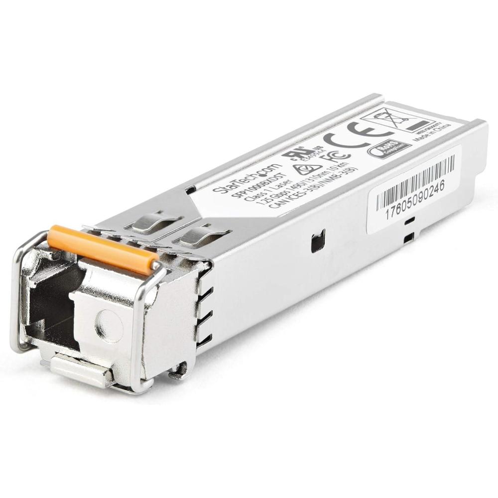 imageStarTechcom Dell EMC SFP1GBX40U Compatible SFP Module  1000BASEBXU  1 Gigabit Ethernet BiDi Fiber Single Strand SFP  LC 40km SFP1GBX40UES