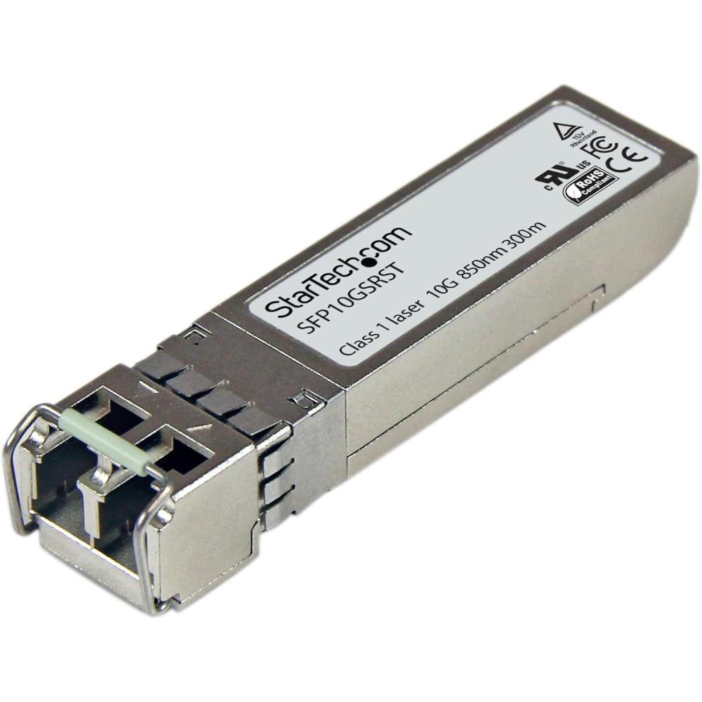 imageStarTechcom HPE JD092A Compatible SFP Module  10GBASESR  10GbE Multi Mode MMF Fiber Optic Transceiver  10GE Gigabit Ethernet SFP  LC 300m  850nm  DDM HPE 5900 12500 5500 JD092AST