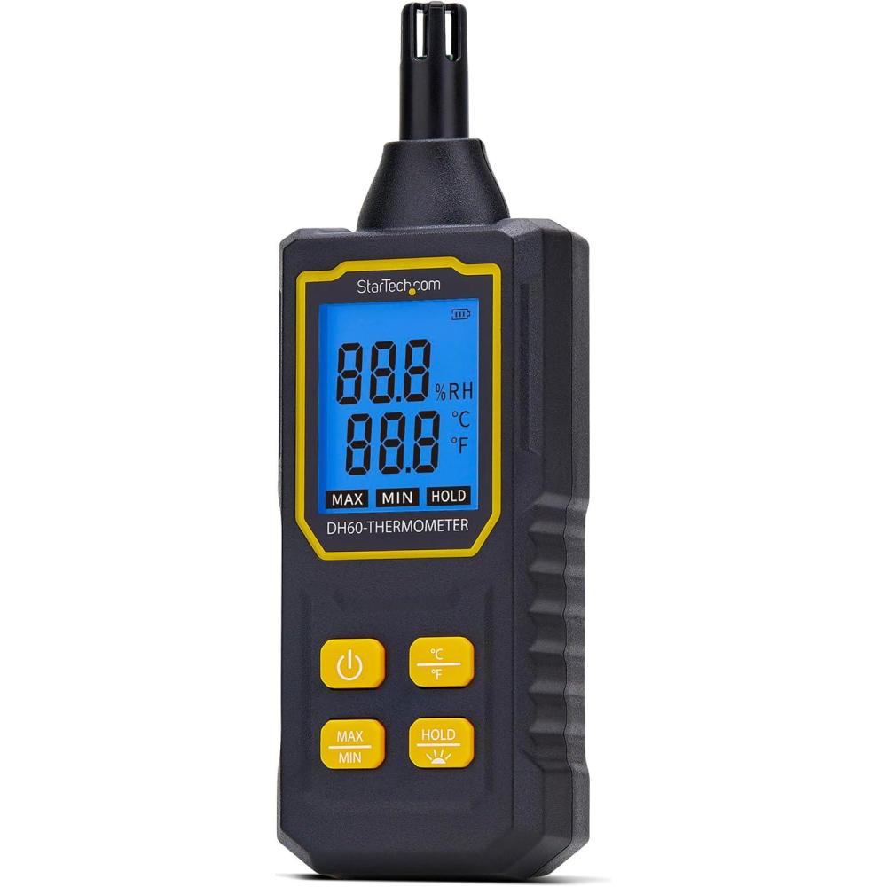 imageStarTechcom Handheld Digital TemperatureHumidity Meter Hygrometer WLarge LCD Thermometer for Server RoomsOffices