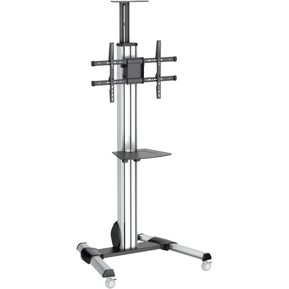 imageStarTechcom Heavy Duty Rolling Portable TV Cart Stand with Wheels  32 to 75 inch  Adjustable Rotating Mobile Flat Panel Screen Mount STNDMTV70