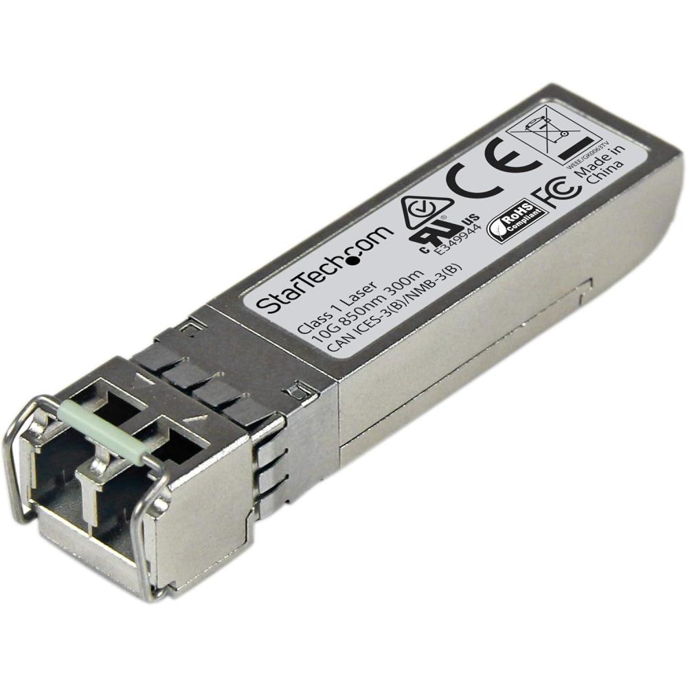 imageStarTechcom Juniper SFPP10GESR Compatible SFP Module  10GBASESR  10GbE Multimode Fiber MMF Optic Transceiver  10GE Gigabit Ethernet SFP  LC 300m  850nm  DDM SFPP10GESRST