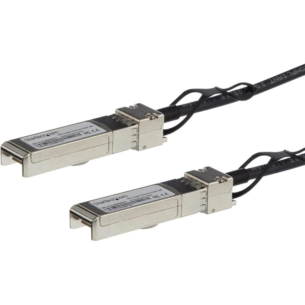 imageStarTechcom MSA Uncoded Compatible 2m 10G SFP to SFP Direct Attach Breakout Cable Twinax  10 GbE SFP Copper DAC 10 Gbps Low Power Passive Transceiver Module DAC SFP10GPC2M