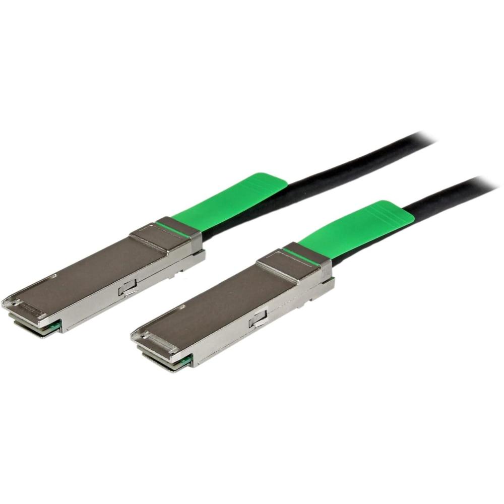 imageStarTechcom MSA Uncoded Compatible 2m 40G QSFP to QSFP Direct Attach Breakout Cable Twinax  40 GbE QSFP Copper DAC 40 Gbps Low Power Passive Transceiver Module DAC  TAA QSFPMM2M