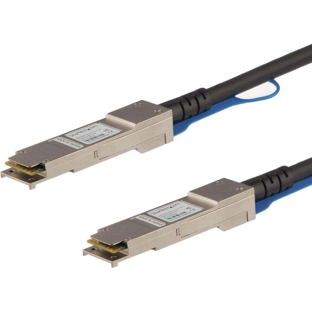 imageStarTechcom MSA Uncoded Compatible 7m 40G QSFP to QSFP Direct Attach Breakout Cable Twinax  40 GbE QSFP Copper DAC 40 Gbps Low Power Active Transceiver Module DAC QSFP40GAC7M