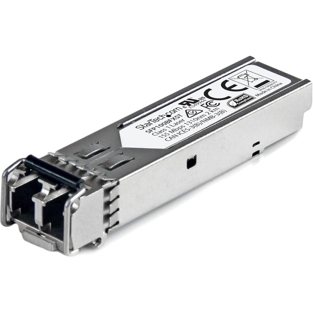 imageStarTechcom MSA Uncoded Compatible QSFP Module  40GBASELR4  40GbE Single Mode Fiber SMF Optic Transceiver  40GE Gigabit Ethernet QSFP  LC 10km  1270nm to 1330nm  DDM QSFP40LR4ST100BaseFX