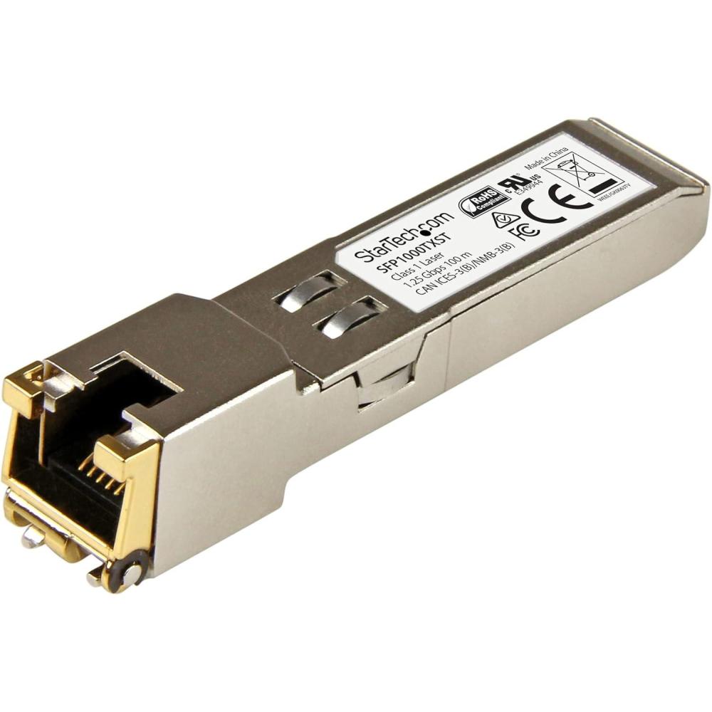 imageStarTechcom MSA Uncoded Compatible QSFP Module  40GBASELR4  40GbE Single Mode Fiber SMF Optic Transceiver  40GE Gigabit Ethernet QSFP  LC 10km  1270nm to 1330nm  DDM QSFP40LR4ST1000BaseTX