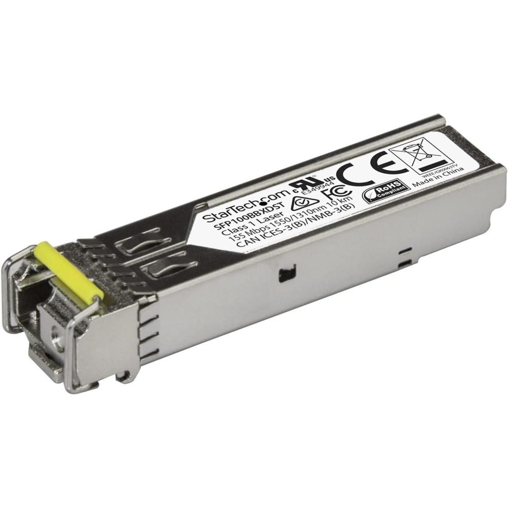 imageStarTechcom MSA Uncoded Compatible QSFP Module  40GBASELR4  40GbE Single Mode Fiber SMF Optic Transceiver  40GE Gigabit Ethernet QSFP  LC 10km  1270nm to 1330nm  DDM QSFP40LR4ST100BaseBX Downstream
