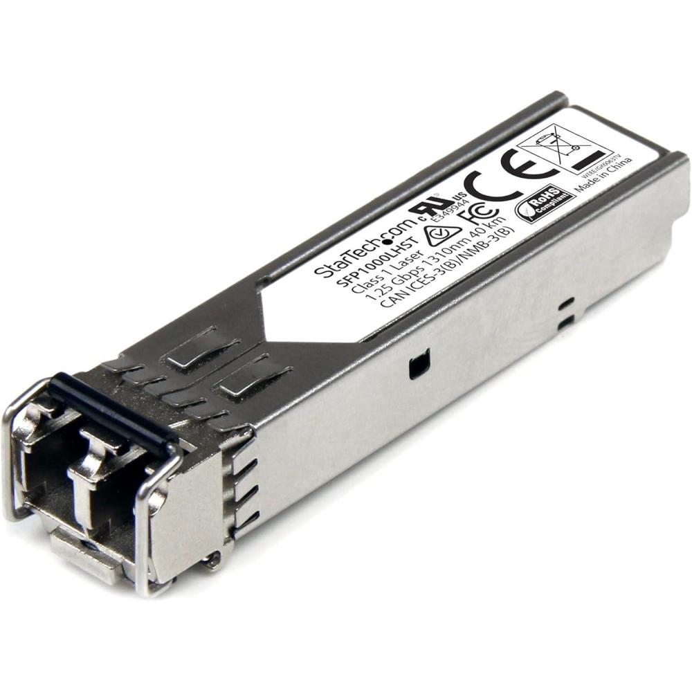 imageStarTechcom MSA Uncoded Compatible QSFP Module  40GBASELR4  40GbE Single Mode Fiber SMF Optic Transceiver  40GE Gigabit Ethernet QSFP  LC 10km  1270nm to 1330nm  DDM QSFP40LR4ST1000BaseLH