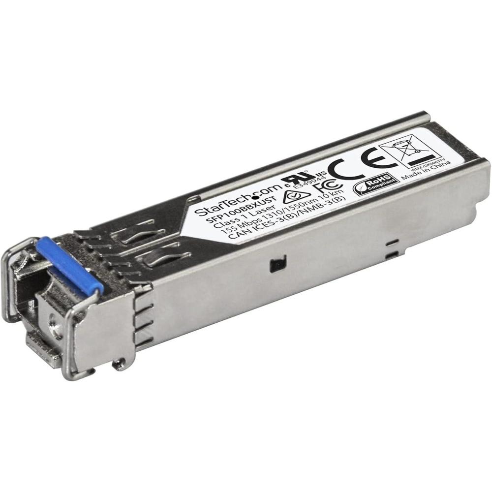 imageStarTechcom MSA Uncoded Compatible QSFP Module  40GBASELR4  40GbE Single Mode Fiber SMF Optic Transceiver  40GE Gigabit Ethernet QSFP  LC 10km  1270nm to 1330nm  DDM QSFP40LR4ST100BaseBX Upstream