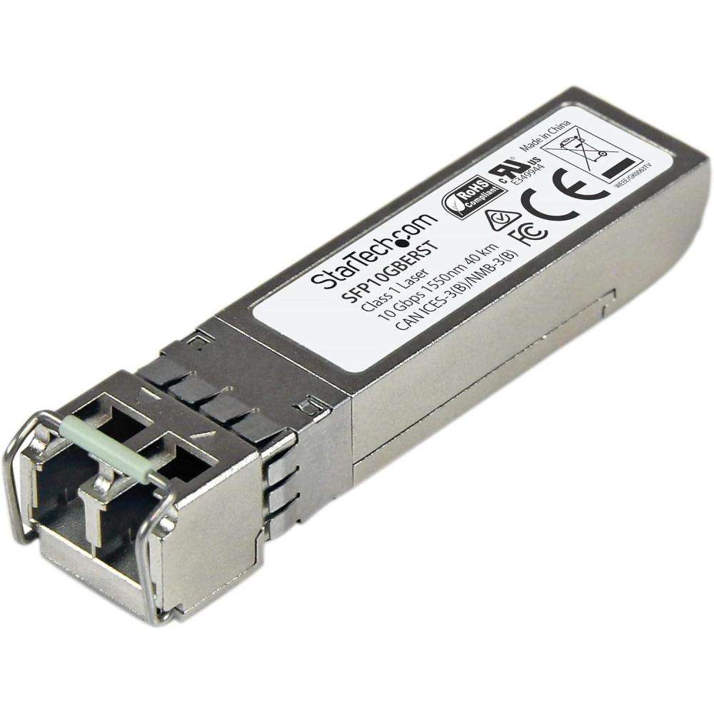 imageStarTechcom MSA Uncoded Compatible QSFP Module  40GBASELR4  40GbE Single Mode Fiber SMF Optic Transceiver  40GE Gigabit Ethernet QSFP  LC 10km  1270nm to 1330nm  DDM QSFP40LR4ST10GBaseER