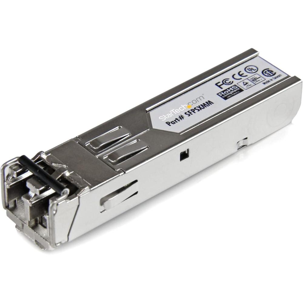 imageStarTechcom MSA Uncoded Compatible SFP Module  1000BASESX  1GbE Multi Mode Fiber MMF Optic Transceiver  1GE Gigabit Ethernet SFP  LC 550m  850nm  DDM TAA SFPSXMM