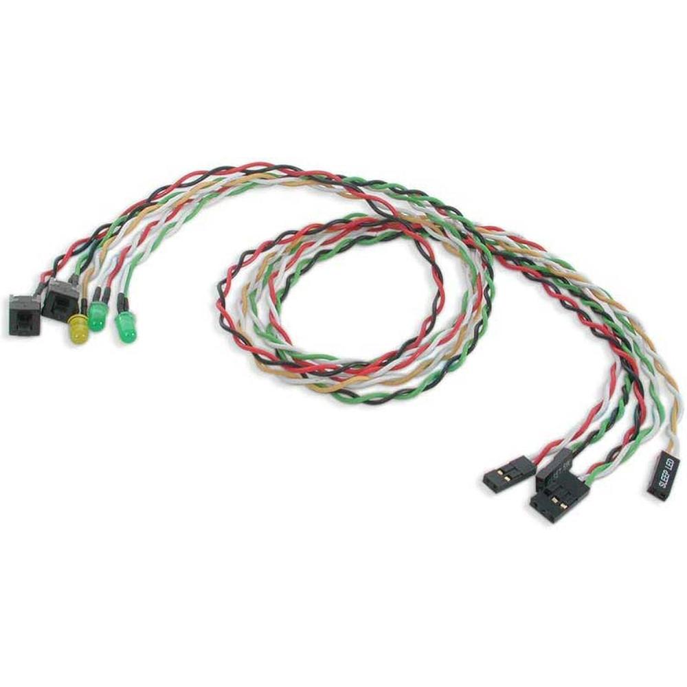 imageStarTechcom Replacement Power Reset LED Wire Kit for ATX Case Front Bezel BEZELWRKIT