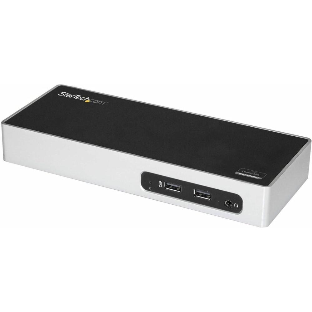 imageStarTechcom Triple Monitor USB 30 Docking Station 2x 4K DisplayPort ampamp HDMI USB Type A Universal Laptop Dock WindowsMac TAAHDMI  DVI VGA  6 x USB 31