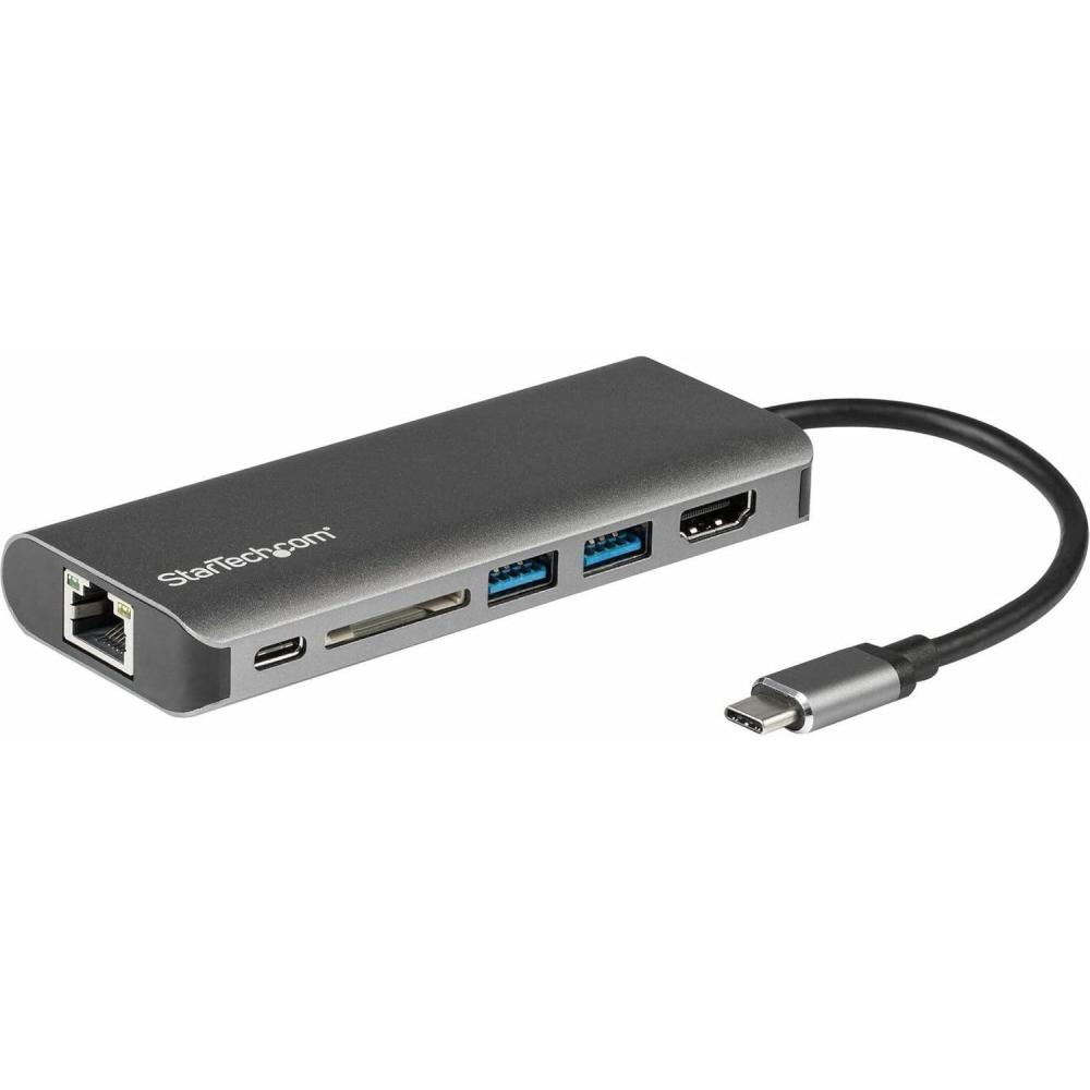 imageStarTechcom USB C Multiport Adapter Portable USBC Dock to 4K HDMI 2pt USB 30 Hub SDSDHC GbE 60W PD PassThrough  USB TypeCThunderbolt 3  REPLACED BY DKT30CSDHPD3 DKT30CSDHPD6IN1