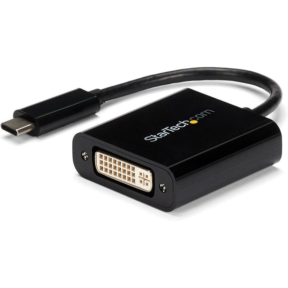 imageStarTechcom USB C to DVI Adapter  Black  1920x1200  USB Type C Video Converter for Your DVI D DisplayMonitorProjector  Upgraded Version is CDP2DVIEC CDP2DVI