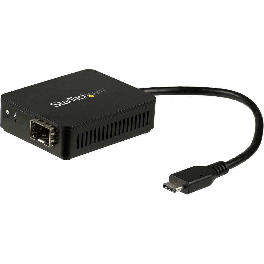 imageStarTechcom USB C to Fiber Optic Converter  Open SFP  1000BASESXLX  Windows  Mac  Linux  USB Ethernet Adapter  USB Network Adapter US1GC30SFP