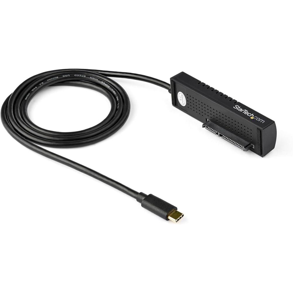 imageStarTechcom USB C to SATA Adapter Cable External Hard Drive Cable for 25 and 35 Inch SSDHDD Drives USB 10Gbps to SATA IIIUSB C 10 Gps