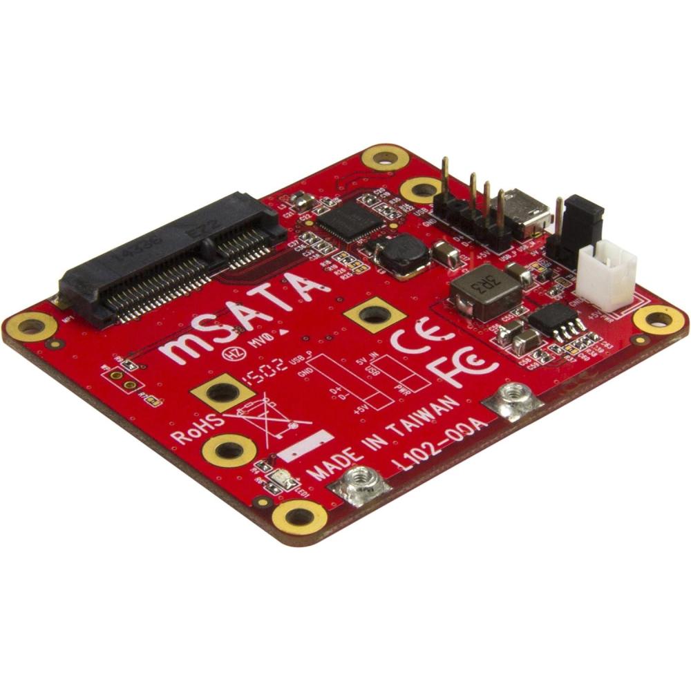 imageStarTechcom USB to mSATA Converter for Raspberry Pi and Development Boards  USB to mini SATA Adapter for Raspberry Pi PIB2MS11 Count Pack of 1