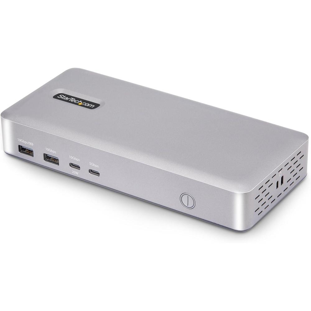 imageStarTechcom USBC Docking Station 10in1 USB4 Up to 100W Charging for Laptop 40Gbps Data Transfer 25Gb Ethernet Single 8K Dual 4K Display 6X USB Not MacOS Compatible