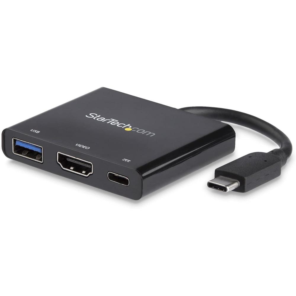 imageStarTechcom USBC to HDMI Adapter  4K 30Hz  Thunderbolt 3 Compatible  with Power Delivery USB PD  USB C Adapter Converter CDP2HDUACP1x USBA 30  HDMI