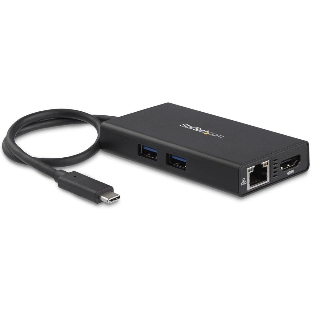 imageStarTechcom USBC to HDMI Adapter  4K 30Hz  Thunderbolt 3 Compatible  with Power Delivery USB PD  USB C Adapter Converter CDP2HDUACP2x USBA 30  GbE