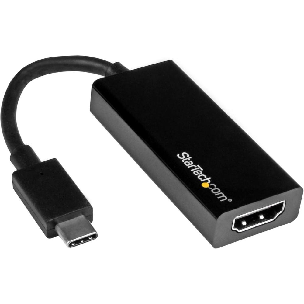 imageStarTechcom USBC to HDMI Video Adapter Converter  4K 30Hz  Thunderbolt 3 Compatible  USB 31 TypeC to HDMI Monitor Travel Dongle Black CDP2HDBlack