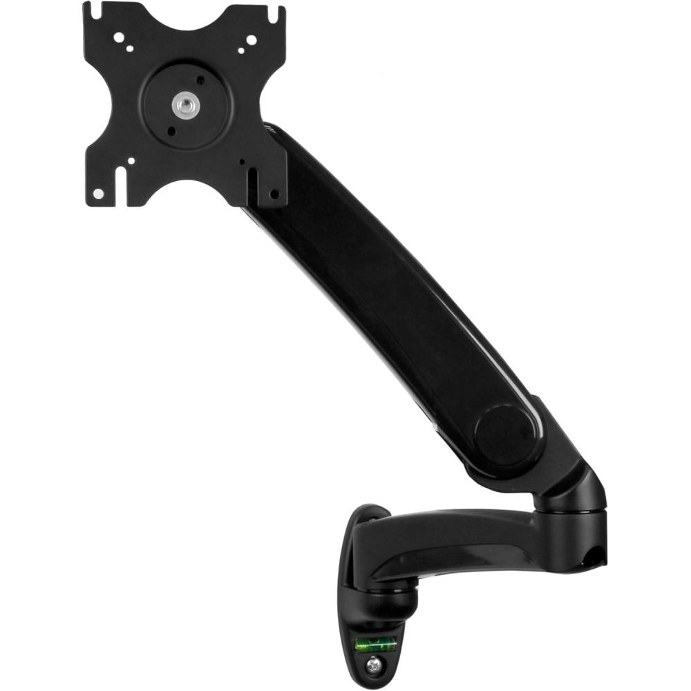 imageStarTechcom Wall Mount Monitor Arm  Full Motion Articulating  Adjustable  Supports Monitors 12 to 34  VESA Monitor Wall Mount  Black ARMPIVWALLBlack