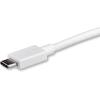 StarTech 6 ft (1.8 m) USB-C to DisplayPort Cable – USB Type-C to DP Video Adapter Cable – 4K 60Hz – White(White)