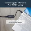 StarTech USB 3.0 to Gigabit Ethernet NIC Network Adapter – USB to RJ45 for 10/100/1000 Network(Black)