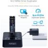 StarTech.com 1:1 M.2 NVMe Drive Duplicator, 90GBpm Standalone M.2 SSD Cloner/Copier, USB-C 3.2 20Gbps M.2 Dual-Bay Drive Dock
