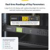StarTech.com 12-Outlet Horizontal Rack Mount Metered PDU, 1U Server Power Strip w/Surge Protector, 8ft/2.4m Power Cable, TAA(16 Outlets | 15A)