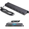 StarTech.com 12-Outlet Horizontal Rack Mount Metered PDU, 1U Server Power Strip w/Surge Protector, 8ft/2.4m Power Cable, TAA(8 Outlets | 15A)