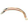 StarTech.com 12in 4 Pin Fan Power Extension Cable – M/F – Fan power extension cable – 4 pin PWM (M) to 4 pin PWM (F) – FAN4EXT12(3 Pin Splitter)