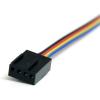 StarTech.com 12in 4 Pin Fan Power Extension Cable – M/F – Fan power extension cable – 4 pin PWM (M) to 4 pin PWM (F) – FAN4EXT12(4 Pin Extension)