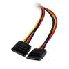 StarTech.com 12in LP4 to 2x SATA Power Y Cable Adapter – Molex to to Dual SATA Power Adapter Splitter (PYO2LP4SATA)(1 Count (Pack of 2))