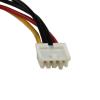 StarTech.com 12in LP4 to 2x SATA Power Y Cable Adapter – Molex to to Dual SATA Power Adapter Splitter (PYO2LP4SATA)(4 inch)